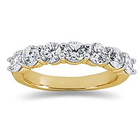 Кольцо с бриллиантами из желтого золота