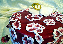 40 годовщина свадьбы -  рубиновая свадьба 