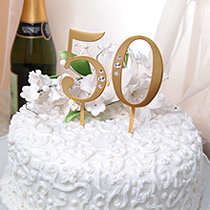50 годовщина свадьбы -  золотая свадьба