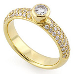 кольцо золото бриллиант