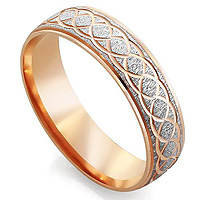 Обручальные кольца из розового золота